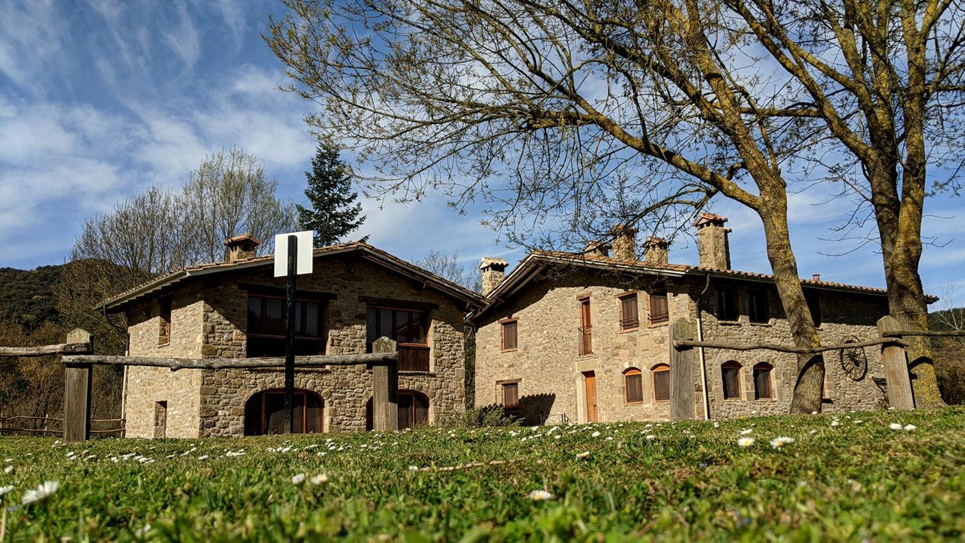 Апартаменты Mas El Carrer Санта-Пау Экстерьер фото